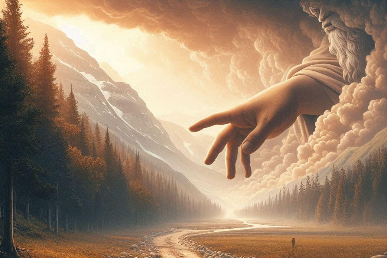 The Invisible Hand of God Made Visible